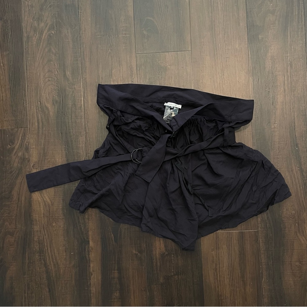 Ann Demeulemeester Black D Ring Strap Mini Skirt 38 US 2